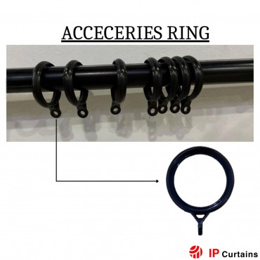 Single Hook Curtain| Metal Iron Curtain Hook Accessories | Pole Rod Hooks Ring