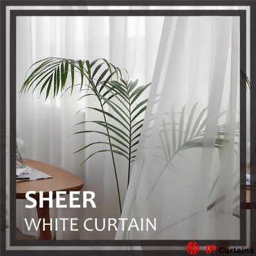 Linen Sheer Curtains: Quality at Low Prices with 3 Options (Free Hook/Ring)